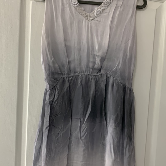 Italian Made Purple Ombré Silk Dress size Small/Medium - Picture 5 of 10